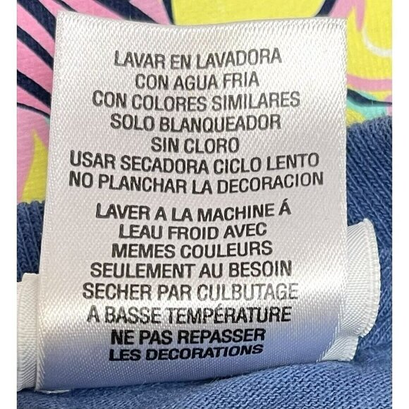 SIMPLY SOUTHERN Adult SMALL Blue L/S Cotton T-SHIRT Breast Cancer Awareness EUC - Picture 8 of 8